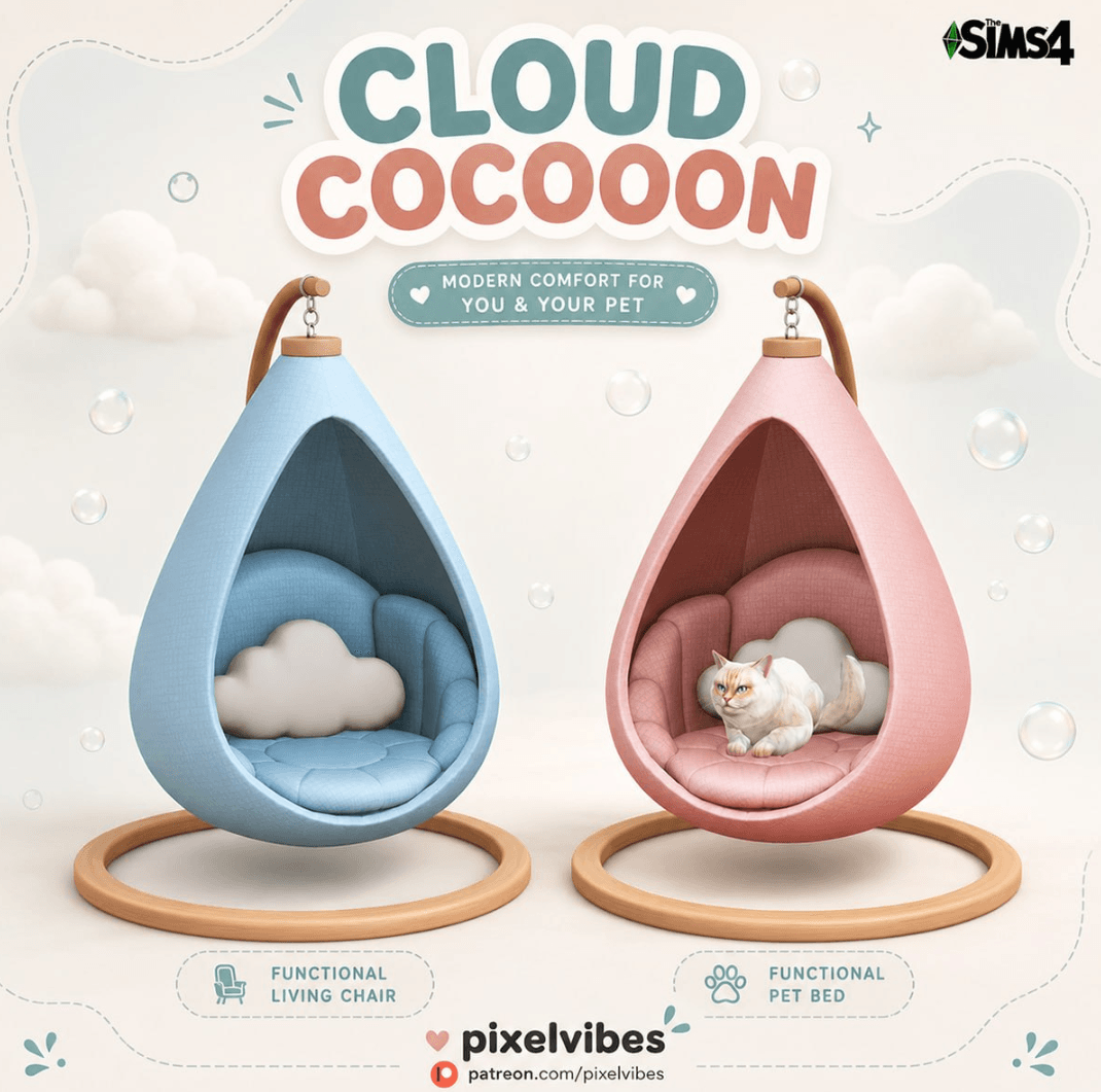 Кресло-кокон и лежанка Cloud Cocoon
